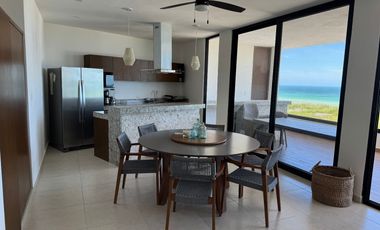 Departamento frente al mar 4 recámaras en Telchac Puerto Yucatán