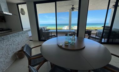 Departamento frente al mar 4 recámaras en Telchac Puerto Yucatán