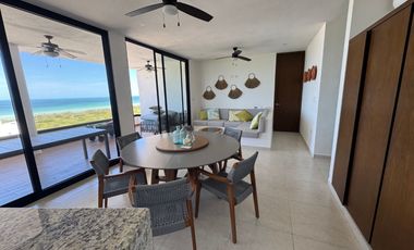 Departamento frente al mar 4 recámaras en Telchac Puerto Yucatán