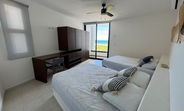 Departamento frente al mar 4 recámaras en Telchac Puerto Yucatán