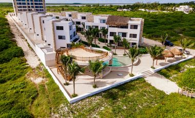 Departamento frente al mar 4 recámaras en Telchac Puerto Yucatán