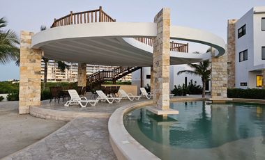 Departamento frente al mar 4 recámaras en Telchac Puerto Yucatán