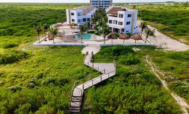 Departamento frente al mar 4 recámaras en Telchac Puerto Yucatán