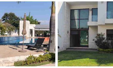 ZONA SUMIYA RENTA CASA CONDOMINIO SEGURIDAD ALBERCA TENIS GYM