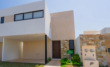 Casa en venta 3 recámaras ENTREGA INMEDIATA en privada al norte de Mérida