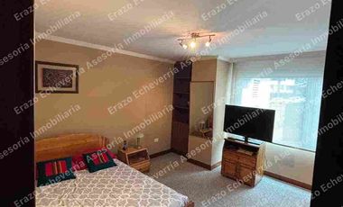 HERMOSO DEPARTAMENTO FULL AMOBLADO 2 DORMITORIOS 2 baños y medio   CALLE SAN IGNACIO INCLUYE UN  PARQUEADERO ÁREA DE MÁQUINAS CON LAVADORA SECADORA y   ALÍCUOTA