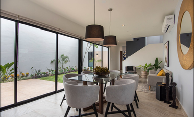 Casa en venta ENTREGA INMEDIATA 3 recámaras en Privada al Norte de Mérida