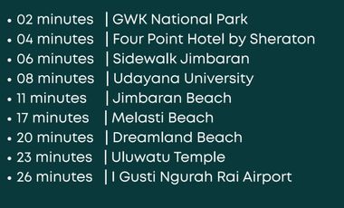 For Sale New Villa in Ungasan Ocean View