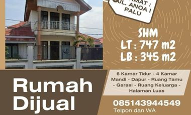 Rumah Dijual 2 lantai SHM Lokasi Strategis Di Palu Selatan