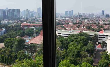 dijual apartemen green palace kalibata city shm tower depan view lepas/city