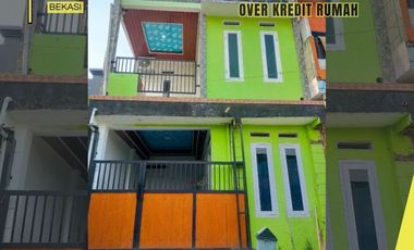 Jual Take Over Rumah 2LT dkt Stasiun KA di Wanajaya Cibitung Bekasi