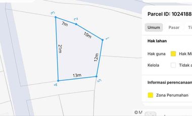 Tanah Komplek Villa Jl Pura Lempuyang Ungasan