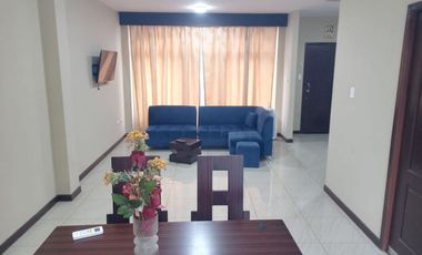 Casa de alquiler amoblada en la Urbanización Belo Horizonte, Vía a la Costa