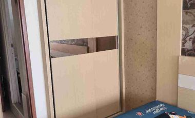 disewakan apartement paviliun studio furnish siap pakai tipe studio+ ada AC kasur tv dapur interior bagus ruangan luas ada balkon unit terawat