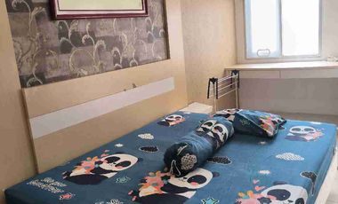 disewakan apartement paviliun studio furnish siap pakai tipe studio+ ada AC kasur tv dapur interior bagus ruangan luas ada balkon unit terawat