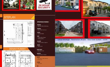 3 Bedroom House 2 Storeys Kaisar Mansion B4 Karawaci - In the Centre Tangerang City - Price Under 780 Jt