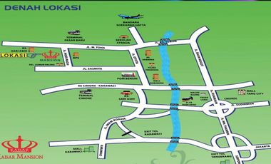 3 Bedroom House 2 Storeys Kaisar Mansion B4 Karawaci - In the Centre Tangerang City - Price Under 780 Jt