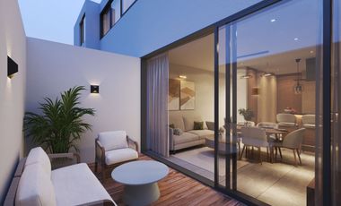 Departamento en venta con piscina 2 recámaras en Temozón Norte Mérida