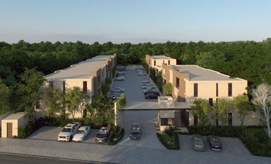 Departamento en venta con piscina 2 recámaras en Temozón Norte Mérida