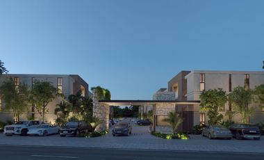 Departamento en venta con piscina 2 recámaras en Temozón Norte Mérida