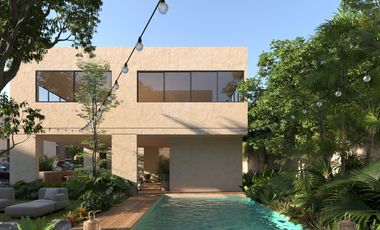 Departamento en venta con piscina 2 recámaras en Temozón Norte Mérida