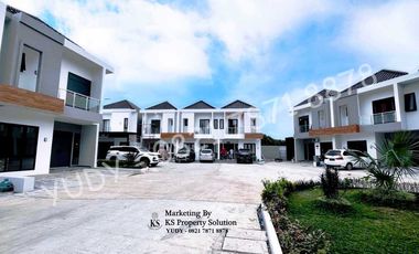 Dijual Townhouse Baru Mewah di Jl Taman Kenten Kota Palembang Type Upgraded, Di Jalan Taman Kenten, dekat dengan Lapangan golf.