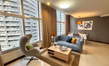 ONE CENTRAL MAKATI: 2BR For Rent, 105 sqm, Fully furnished, Nicely Interiored, 1 parking, P90,000/mo.