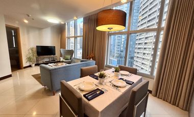 ONE CENTRAL MAKATI: 2BR For Rent, 105 sqm, Fully furnished, Nicely Interiored, 1 parking, P90,000/mo.