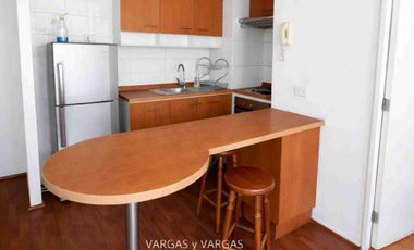 Arriendo departamento, Tarapacá 850, GASTOS COMUNES INCLUÍDOS. 1D 1B. Metro U. Chile. $380.000