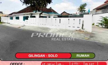 Rumah disewakan di Punggawan, Surakarta, Jawa Tengah