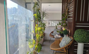 DEPARTAMENTO EN RENTA EXTERIOR MUY ILUMINADO EN SANTA CRUZ DEL MONTE