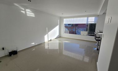 DEPARTAMENTO EN RENTA EXTERIOR MUY ILUMINADO EN SANTA CRUZ DEL MONTE