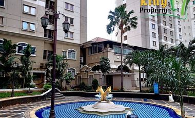 Ready Survey Stock terbatas Disewakan 2BR Mediterania Garden Residence 1 Partiallly Furnished Homey, Cukup Jalan Kaki ke Ukrida dan Mall Central Park.