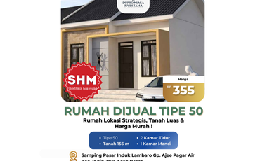 Rumah dijual di Meunasahajeepagarair, Ingin Jaya, Aceh Besar, Aceh