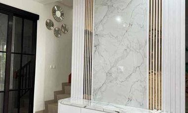 dijual cepat rumah minimalis semi furnish di summarecon mutiara makassar 2 lantai
