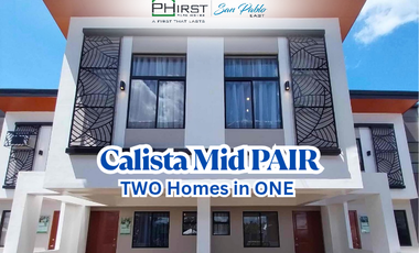 4BR 2T&B Townhouse For Sale, Phirst Park Homes, San Pablo Laguna