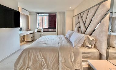 Amoblado Exclusivo Apartamento piso 23 Poblado