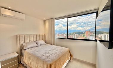Amoblado Exclusivo Apartamento piso 23 Poblado