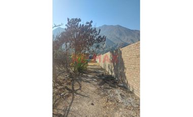 Terreno 866 M2 En Pacaran - Cañete - Sol Todo El Año - Cerca A Lunahuana