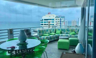 Penthouse full amoblado de Venta con vista al mar en Salinas - San Lorenzo