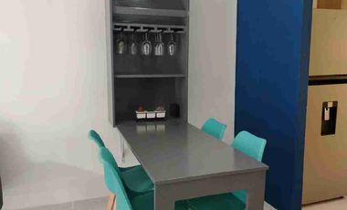 DEPARTAMENTO EN PLANTA BAJA AMOBLADO  DE 2 RECAMARAS CON PATIO EN JARDINES DE MAYAKOBA