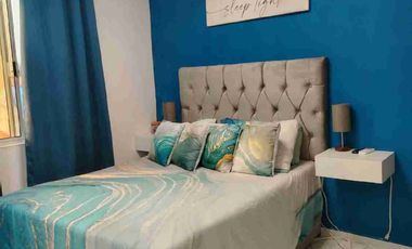 DEPARTAMENTO EN PLANTA BAJA AMOBLADO  DE 2 RECAMARAS CON PATIO EN JARDINES DE MAYAKOBA