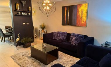 CASA AMUEBLADA EN RENTA ZONA DOMINIO CUMBRES COLONIA PRIVADA CON SEGURIDAD Y AMENIDADES