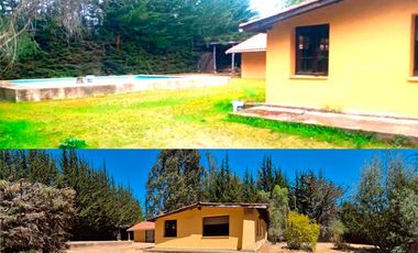 Parcela 6.500 m² con Casa 197 m² y piscina– Algarrobo – Ruta F-90