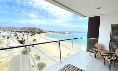 Departamento  amoblado de Venta  en Edificio Punta Pacífico 
Chipipe- Salinas