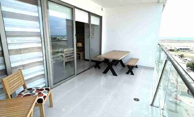 Departamento  amoblado de Venta  en Edificio Punta Pacífico 
Chipipe- Salinas