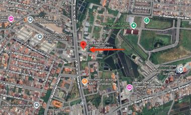 SEWA TANAH MERR STRATEGIS SUDAH URUG DAN TEMBOK