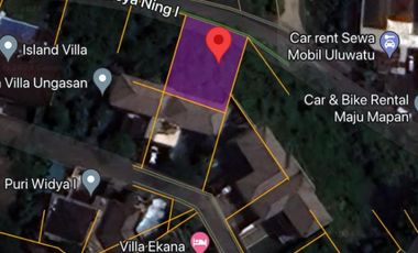 DIJUAL TANAH STRATEGIS – JL. UTAMA TOYANING I, UNGASAN, KUTA SELATAN – BALI