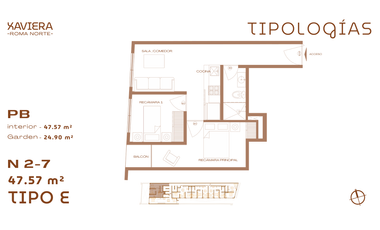 Departamento en preventa en Col. Roma Norte
