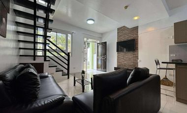 FOR RENT – FURNISHED 2-BEDROOM, 2-STOREY UNIT WITH POOL ACCESS